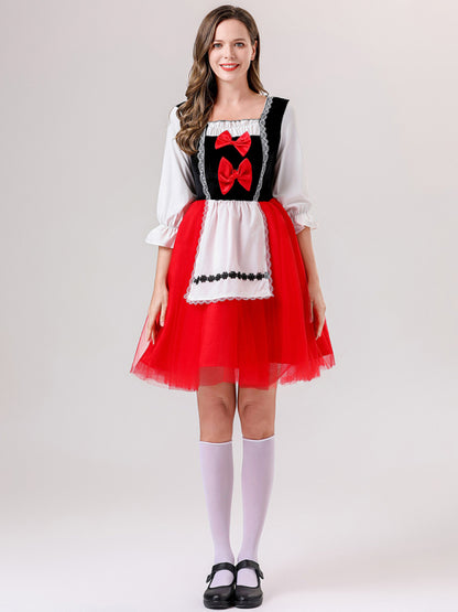 Halloween role-playing fairy tale COS Little Red Riding Hood and the Wolf drama costume performance clothing - Hiccupzz