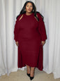 Large size women's new casual fashion long-sleeved jacket two-piece suit - Hiccupzz