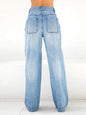 High-rise loose-fitting wide-leg women's jeans - Hiccupzz