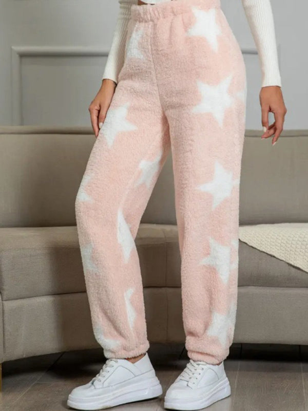 Cozy Nights: Luxurious Coral Fleece Pajamas