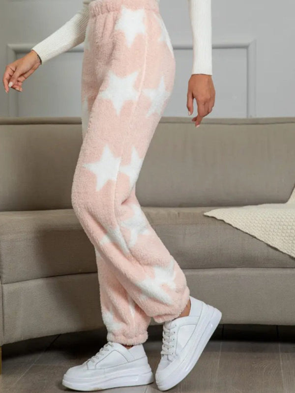 Cozy Nights: Luxurious Coral Fleece Pajamas