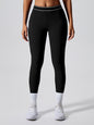 Contrast color yoga pants outdoor running fitness leggings