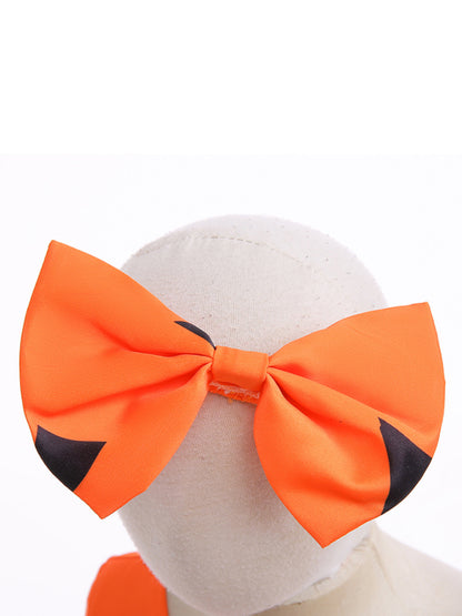 Halloween children's clothing, girls cosplay witch pumpkin performance dress princess dress - Hiccupzz