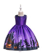 Halloween dressHalloween witch cosplay cosplay dress cartoon children's print dress - Hiccupzz