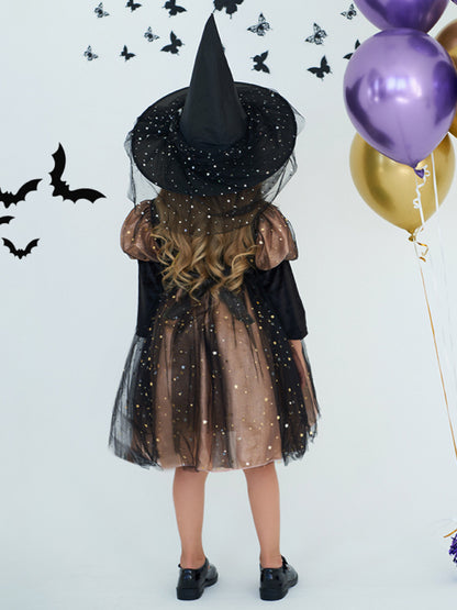 Girls Witch Dress Halloween Party Costume - Hiccupzz