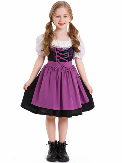 Halloween costumes cute children's beer festival skirts multi-color campus activities girls costumes - Hiccupzz