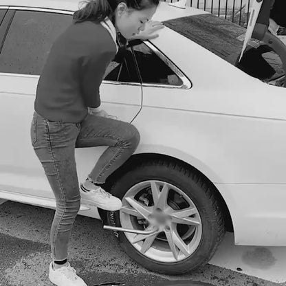 Multiplier Wrench Set - Heavy Duty Extension Wrench with 17mm/19mm/21mm Sockets, Ideal for Loosening Car Tire Lug Nuts