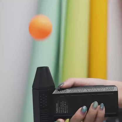 Portable Turbo Jet Air Blower with 130000 RPM, Black, for Car Drying, Cleaning, Camping, BBQ Ignition