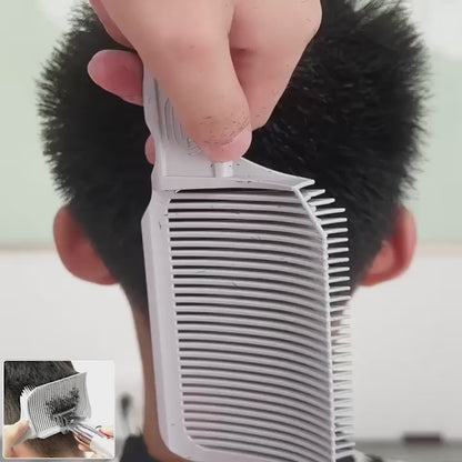 Men's Haircut Comb Set - 3pcs Professional Salon Combs for All Hair Types