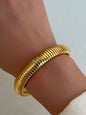 Titanium Steel Vintage Stretch Gypsy Polished Bracelet - Hiccupzz