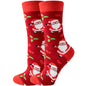 Men's Santa Print Knit Socks Holiday Fun - Hiccupzz