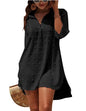Medium Length Loose Fitting Casual Blouse Shirt - Hiccupzz