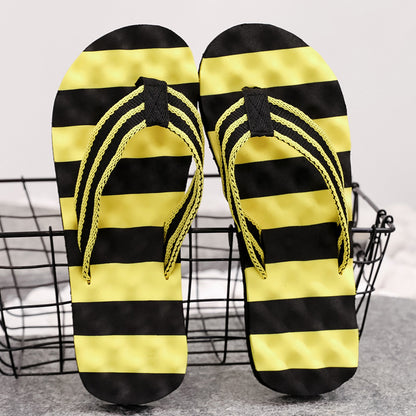 Summer New Color Matching Massage Student Flip Flops Men's Simplicity Fashion Outerwear Personal Leisure Beach Shoes - Hiccupzz
