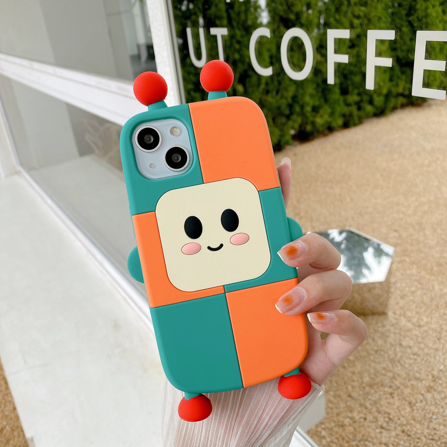 Fashion Personality Robot Silicone Phone Shell - Hiccupzz