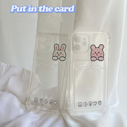 Bear Transparent Shell Mobile Phone Case - Hiccupzz
