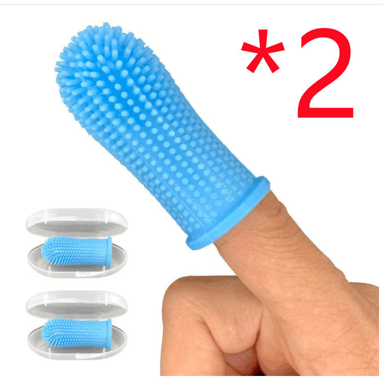 Pet Fingertip Cleaning Silicone Toothbrush - Hiccupzz