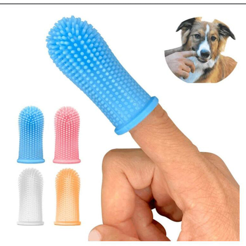 Pet Fingertip Cleaning Silicone Toothbrush - Hiccupzz