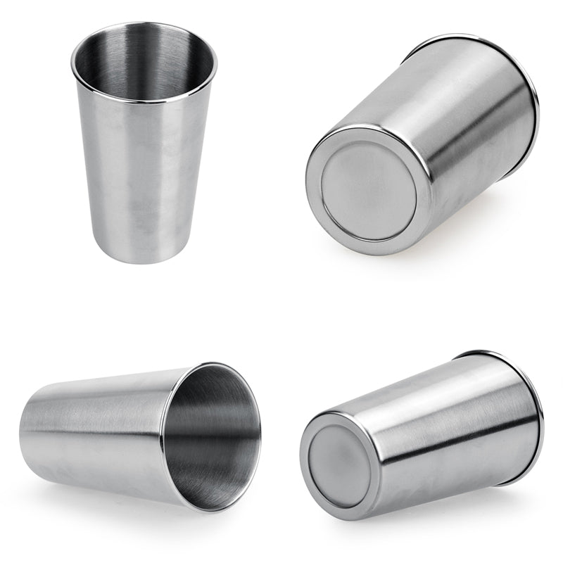 Stainless steel single layer mouth cup