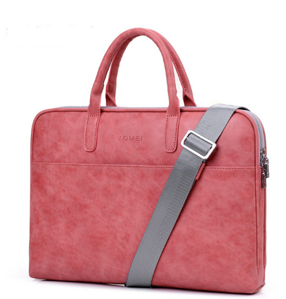 Faux Leather Laptop Bag For Women - Hiccupzz