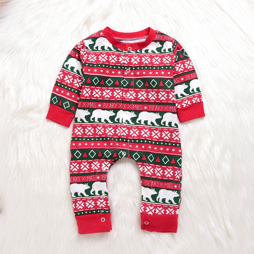 Infant Baby Boys Girls Christmas Santa XMAS clothe