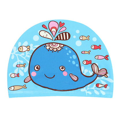 Children's Swimming Hat Printed Cartoon Comfortable Swimming Cloth Hat - Hiccupzz