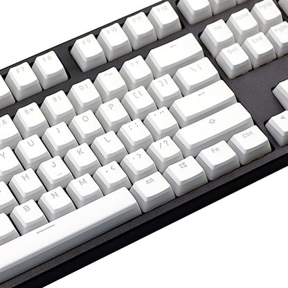 White Pudding Large Full set of 141 Key Sealing Font Keycaps - Hiccupzz