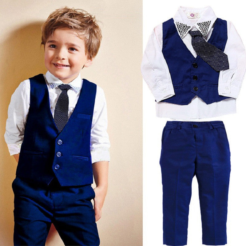 Casual Clothing Suits Boys' Clothes Vests Gentleman Suits - Hiccupzz