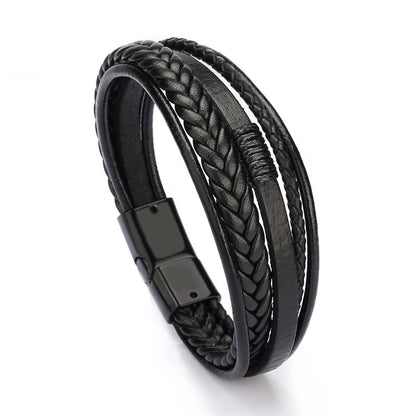 Wholesale Price Classic Genuine Leather Bracelet For Men - Hiccupzz