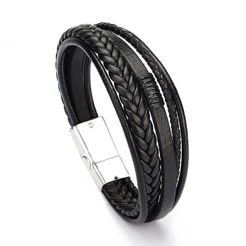 Wholesale Price Classic Genuine Leather Bracelet For Men