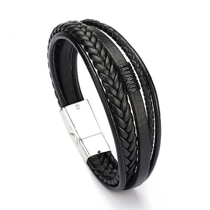 Wholesale Price Classic Genuine Leather Bracelet For Men - Hiccupzz