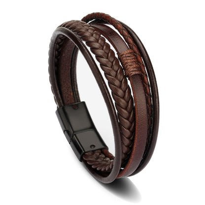 Wholesale Price Classic Genuine Leather Bracelet For Men - Hiccupzz