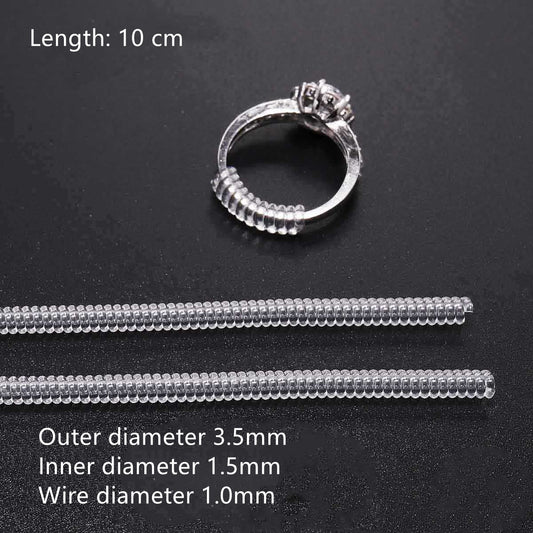 Ring Transparent Spiral Tube Ring Protection Tube Ring Accessories