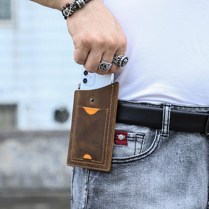 Compatible with Apple, IPhone11 Leather Phone Case Huawei P30 P40 Protective Case Samsung 5.8 Inch - Hiccupzz