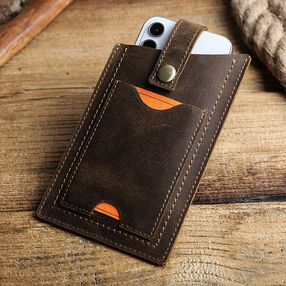 Compatible with Apple, IPhone11 Leather Phone Case Huawei P30 P40 Protective Case Samsung 5.8 Inch - Hiccupzz