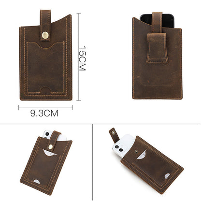 Compatible with Apple, IPhone11 Leather Phone Case Huawei P30 P40 Protective Case Samsung 5.8 Inch - Hiccupzz