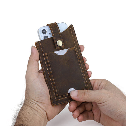 Compatible with Apple, IPhone11 Leather Phone Case Huawei P30 P40 Protective Case Samsung 5.8 Inch - Hiccupzz