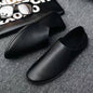 New Style Casual Leather Shoes Men's Breathable Board Shoes Soft Leather Casual Shoes - Hiccupzz