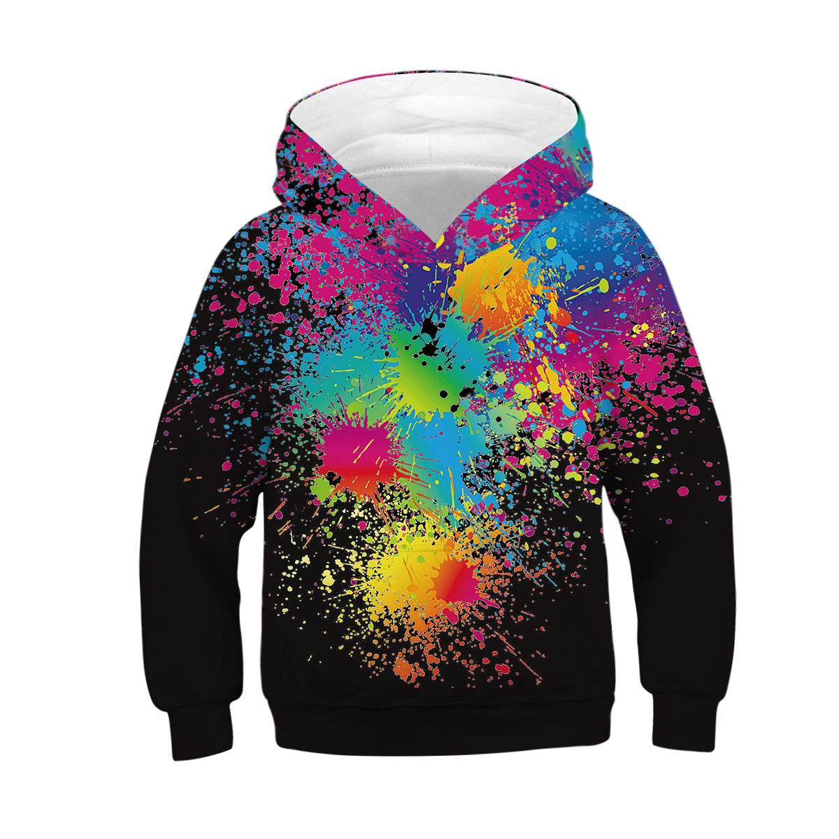 Digital Printed Children's Hooded Sweater For Kids