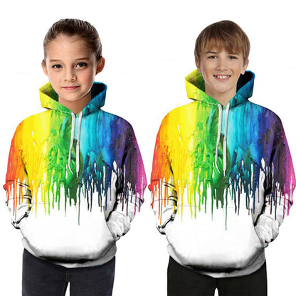 Digital Printed Children's Hooded Sweater For Kids - Hiccupzz