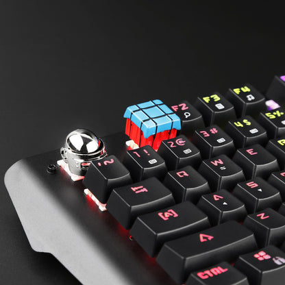 Personalized Mechanical Keyboard Single ESC Keycap 104 Key Color ABS Metal Chicken Game Keycap Satellite Shaft Cap - Hiccupzz
