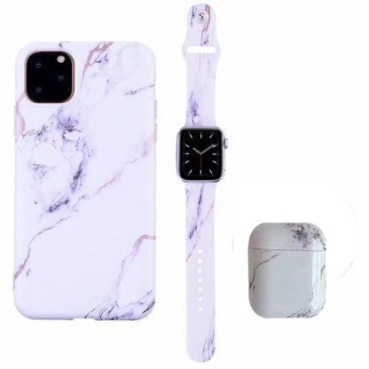 Applicable Earphone Case For Polished Mobile Phone Case And Marble Strap - Hiccupzz