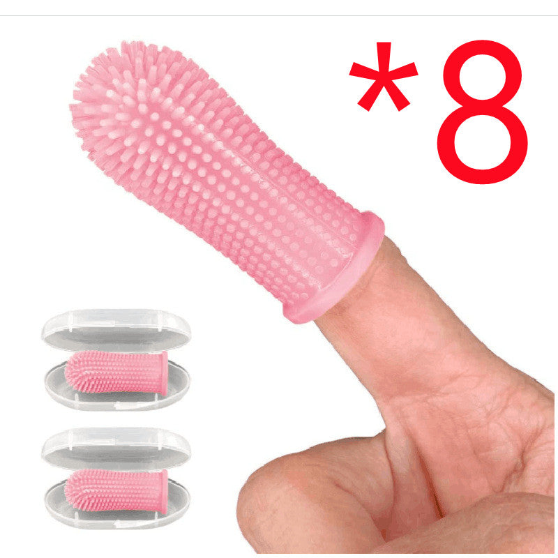 Pet Fingertip Cleaning Silicone Toothbrush - Hiccupzz