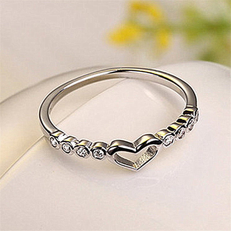 Love ring female index finger ring - Hiccupzz