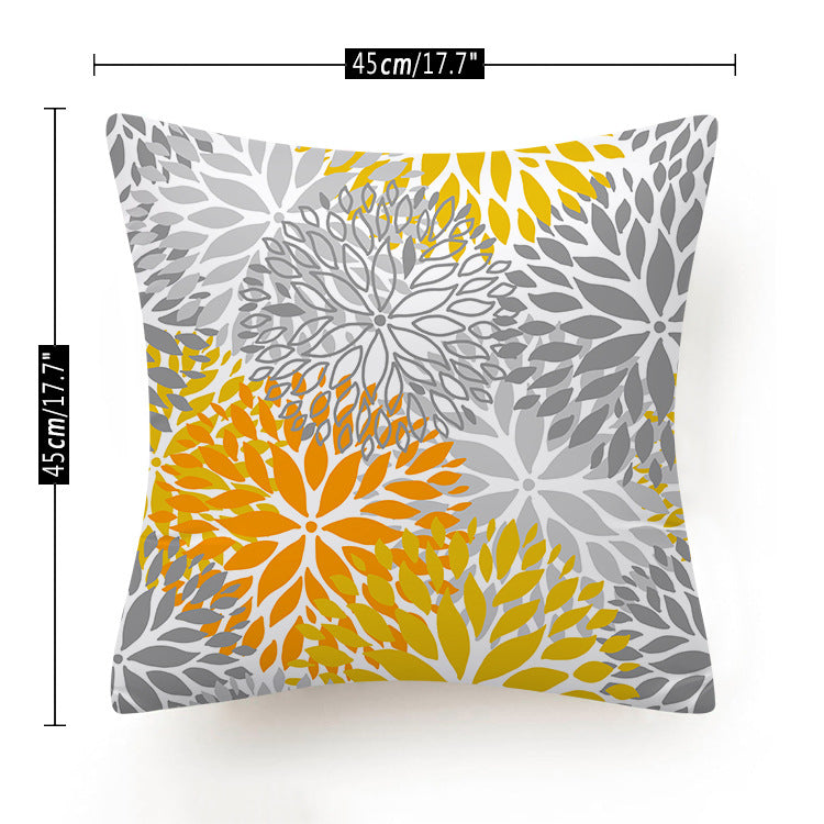 Outdoor Home Decorative Printed Cushion Cover