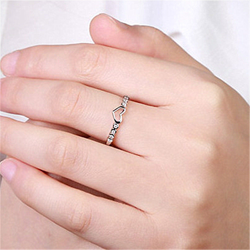 Love ring female index finger ring - Hiccupzz