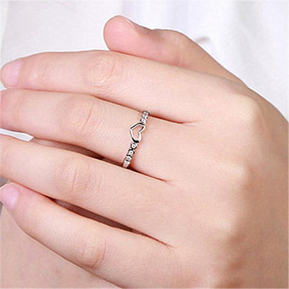 Love ring female index finger ring - Hiccupzz