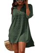 Medium Length Loose Fitting Casual Blouse Shirt - Hiccupzz