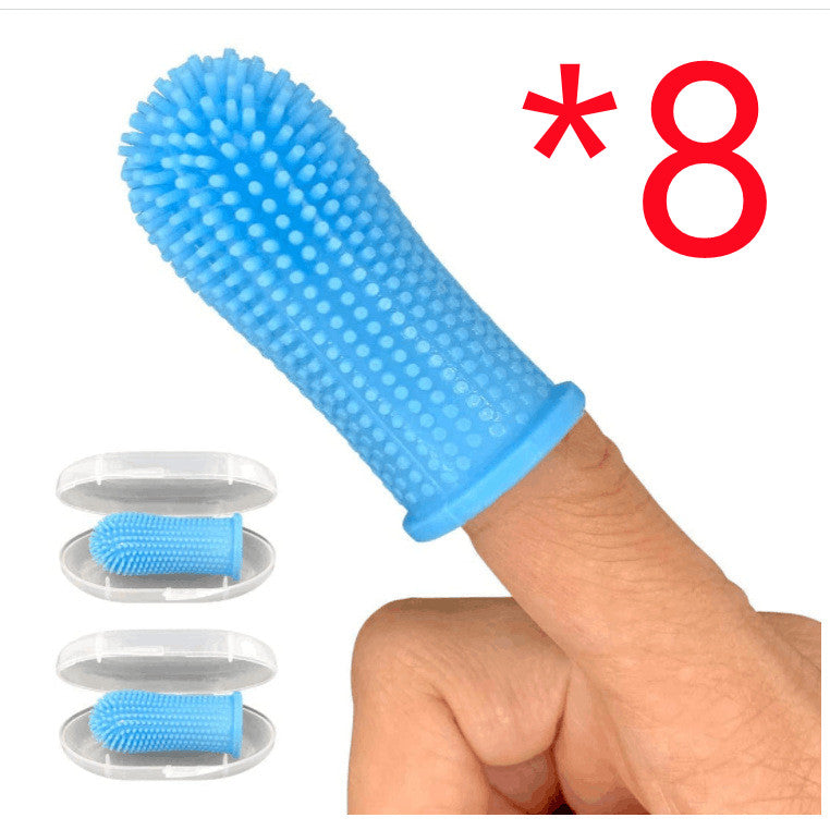 Pet Fingertip Cleaning Silicone Toothbrush - Hiccupzz