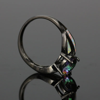 Cubic Ring Colorful Crystal Ring - Hiccupzz