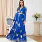 Women's Fashion Casual Long-sleeved Hot Gold Dresses - Hiccupzz
